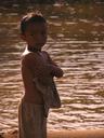 Boy at the lake.